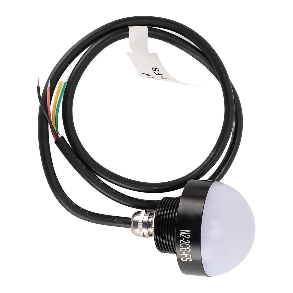 24V LED Industrial Warning Light Round Water Proof 3 Colors Industrial Signal Light for CNC Machine Tool