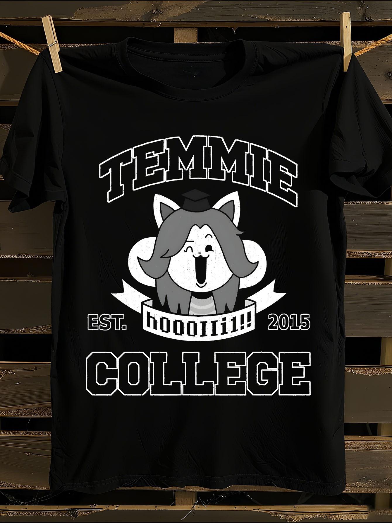 Undertale Temmie College T-shirt S