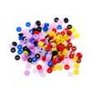 20-100Pcs Hole 2mm Multicolor Rubber Clip Charms Safety Stopper Silicone Spacer Beads For DIY Bracelets Necklaces Jewelry Making