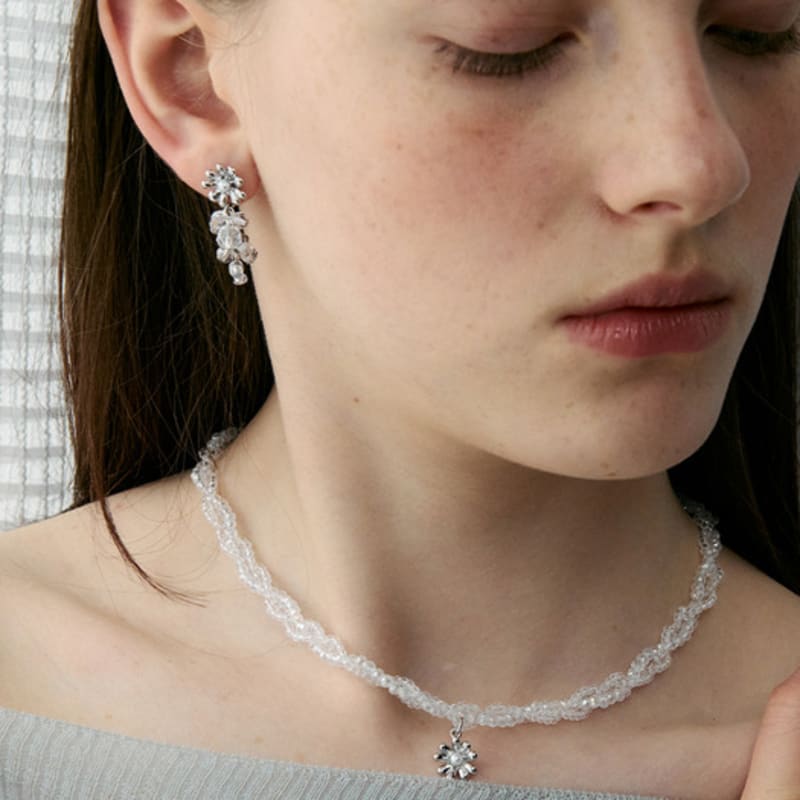 VINTAGE HOLLYWOOD Glacier Berries Daisy Earrings_VH2534EA003M