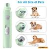 Electric Dog Nail Grinder Pet Nail Clipper USB Rechargeable Pet Nail Trimmers Painless with Polisher Wheel for Small/Large Pets