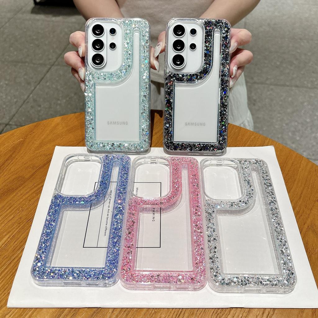 Applicable to Samsung S26U mobile phone case creative versatile DIY advanced S26 luxury rhinestone mobile phone S25U mobile phone
