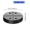 Round Weather Resistant Patios Heaters Accessory Plastic Protective Shield For Garden Heaters Easyly Installation