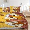 3pcs set Chip & Dale1pc of quilt cover+2pcs of pillowcase, no core, print bedding, All Seasons Bedroom Setting060