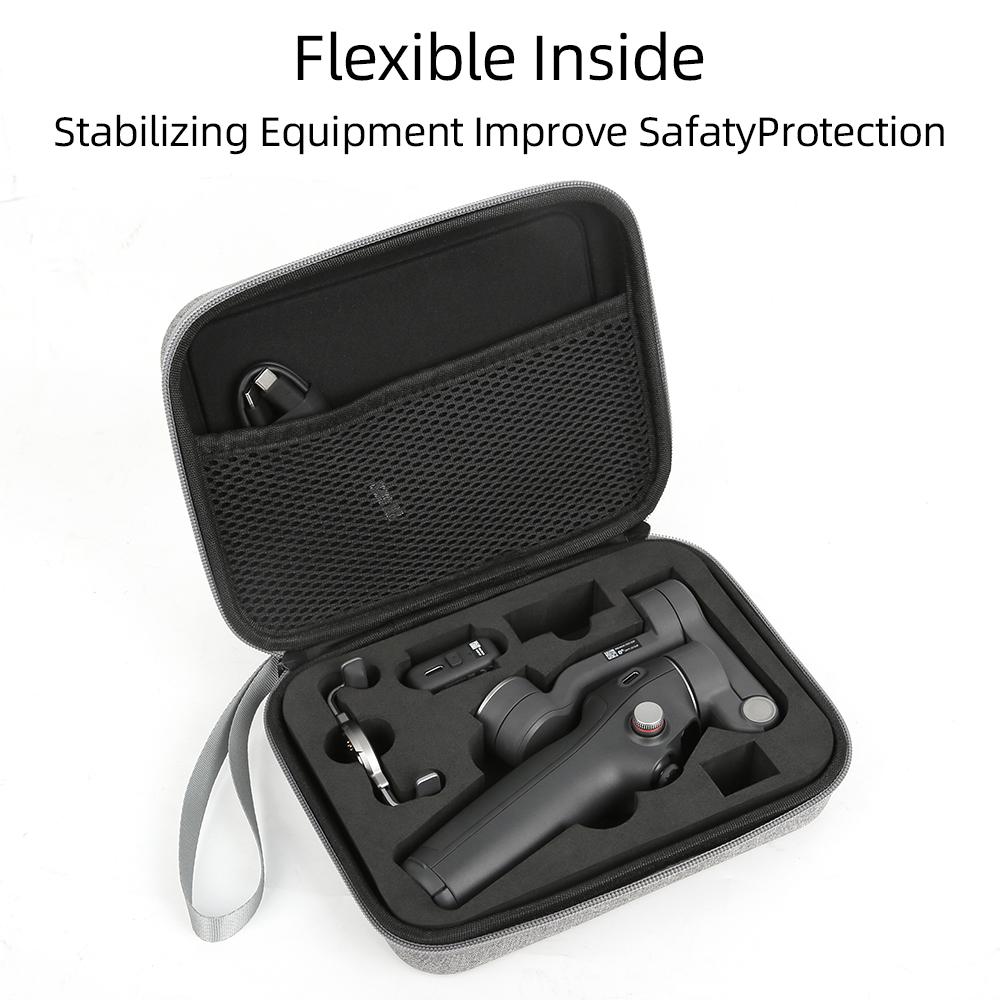 For DJI Osmo Mobile 7/7P Carrying Case: Lightweight, Protective Handbag with Secure Compartments for Tripod & Accessories Case