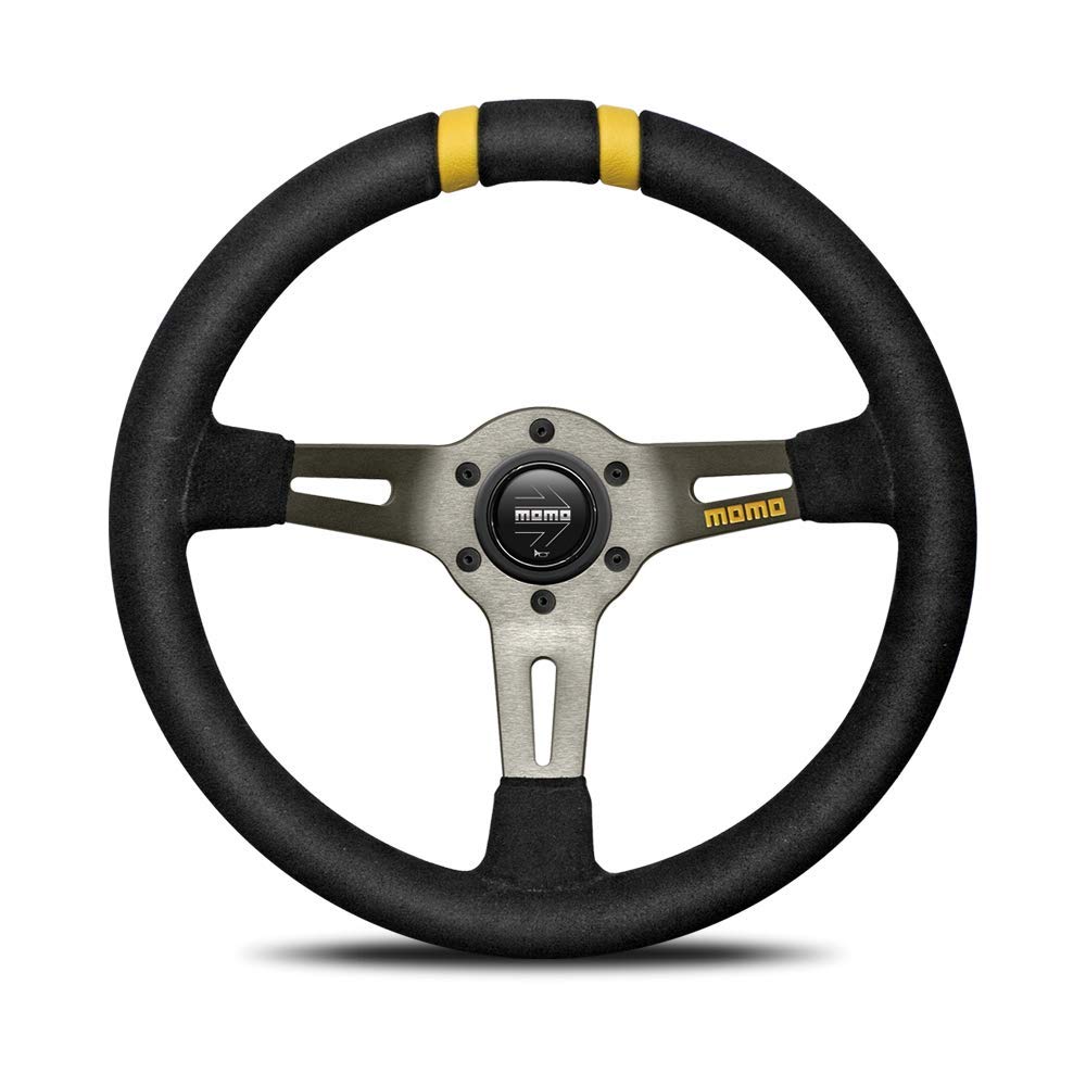 

MOMO Кермо Дрифт 33 Пиріг Чорний/Замша D-20