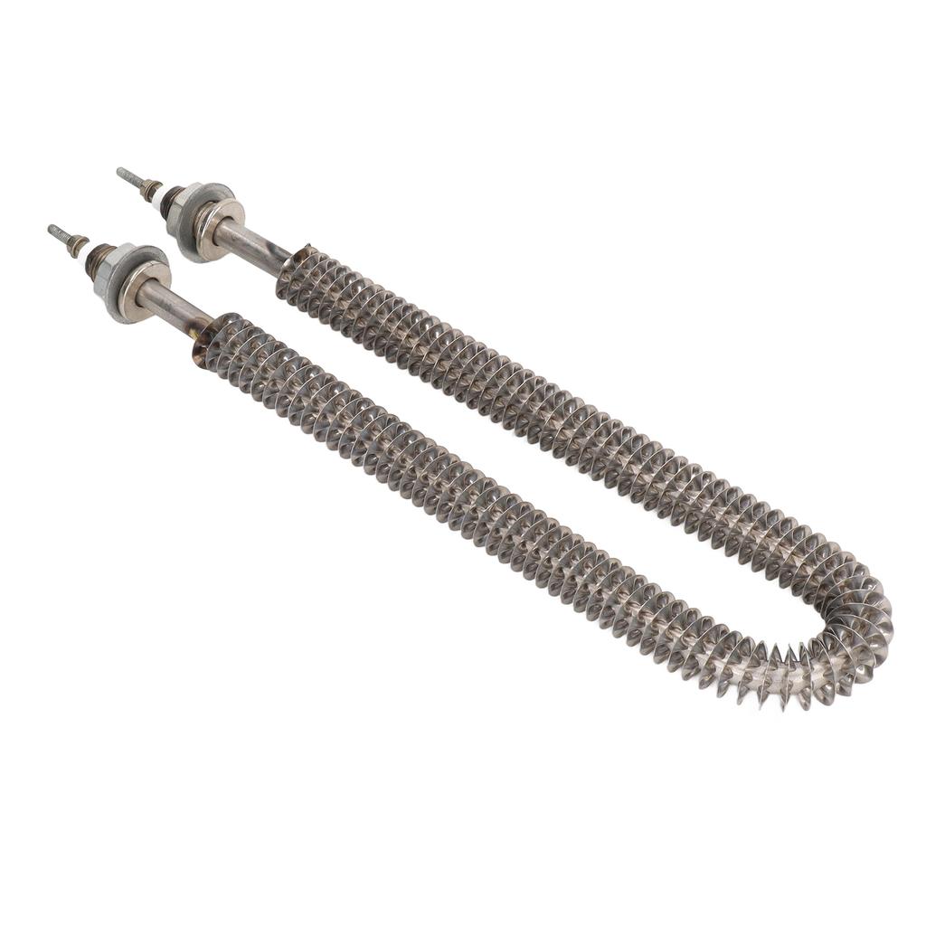 Finned Heating Tube Stainless Steel U Shape Fast Heating Up High Thermal Efficiency Finned Electric Heat Tube 220V