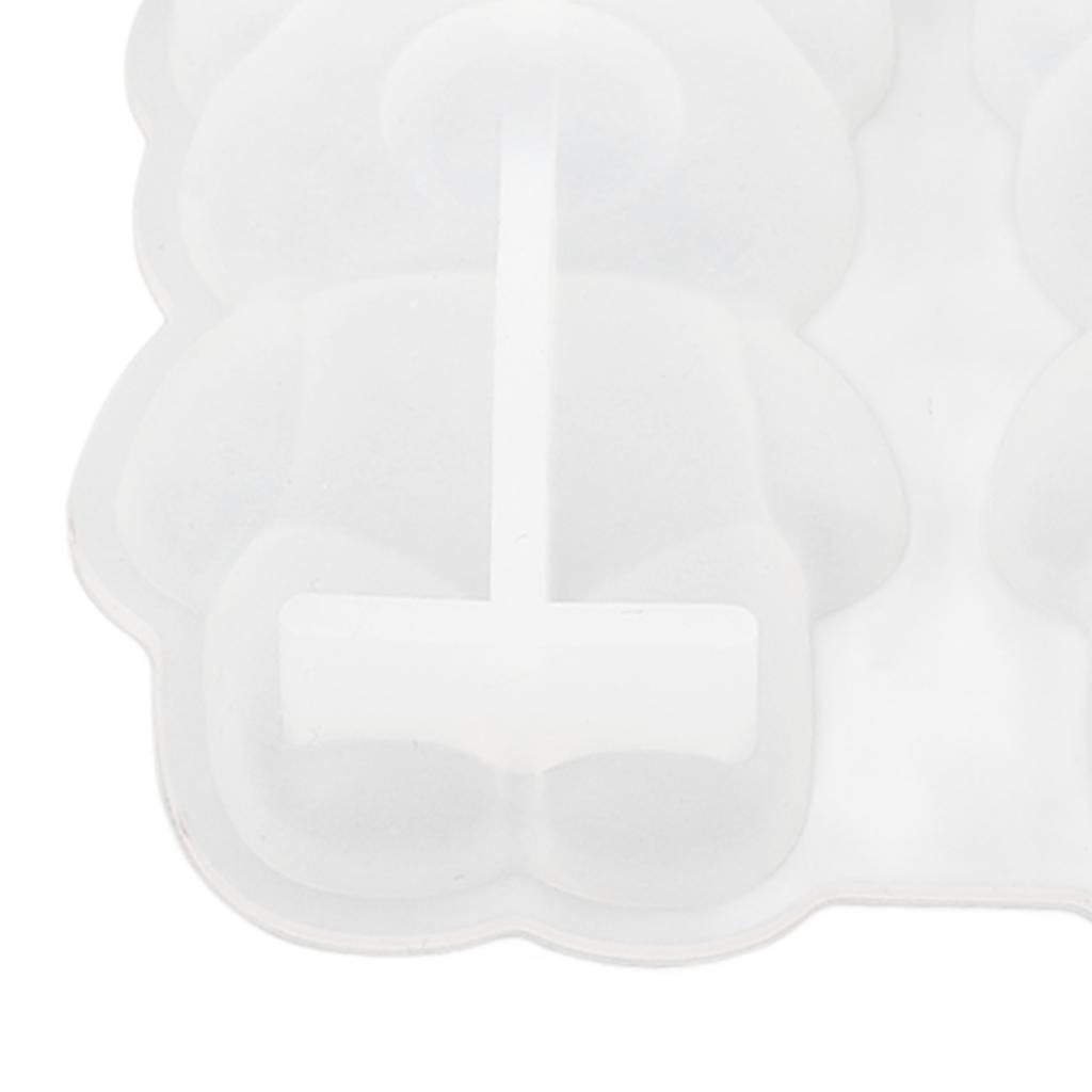 DIY Mould Heat Resistant Easy Release 3D High Toughness Bear Silicone Mould for Table Ornaments