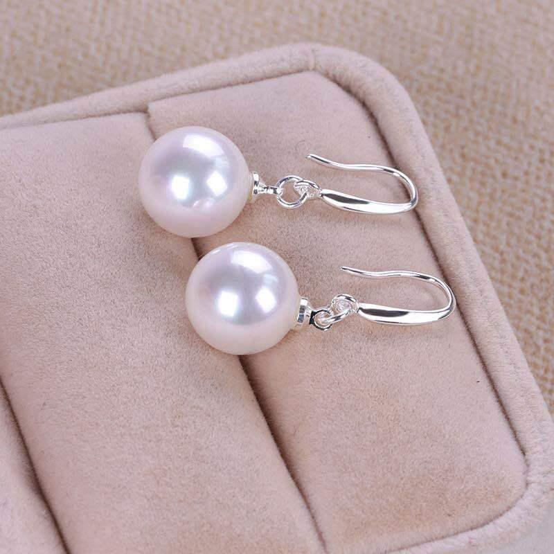 S925 Pearl Dangle & Stud Earrings - Exquisite European & American Style
