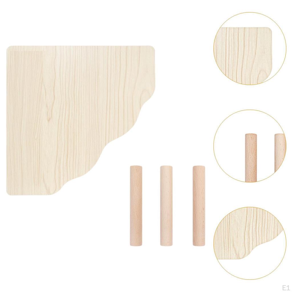 Hamster Standing with Holder Portable Decorative Small Animal Climbing Cage Landscaping Base for Rat