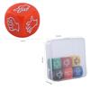 6 Stück/Set Party Brettspiel Requisiten Fingerraten Spiel Würfel Bar Würfel 20mm Party Siebe Party Requisiten Party Spiel Würfel