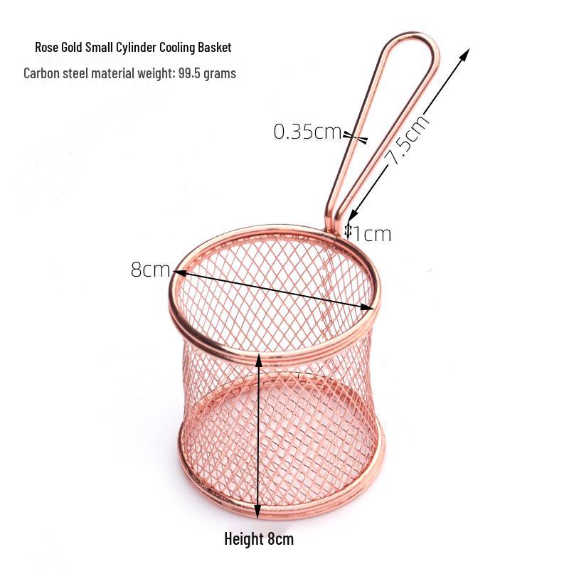 Kreativní talíř na ovoce a košík na hranolky ve tvaru lodičky, chladicí mřížka