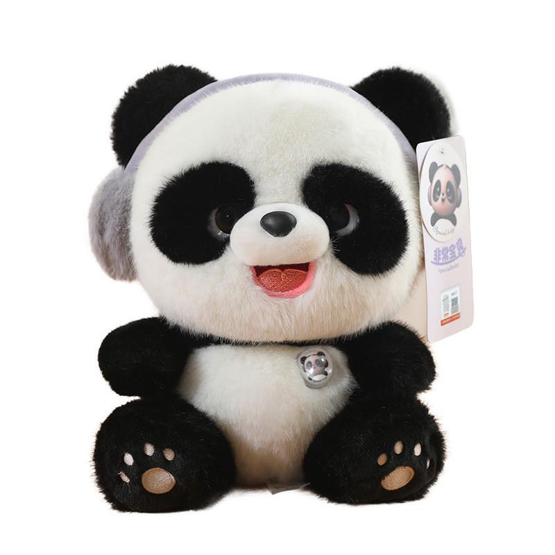 Soft Playful Plush Panda Raccoon Bunny Doll Cozy Stuffed Animal For Kids