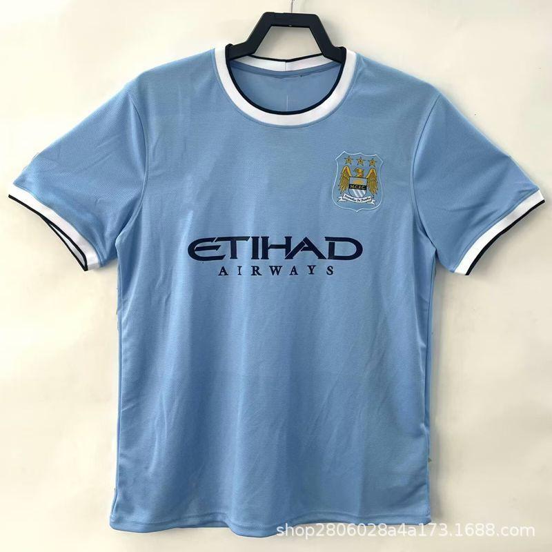 Retro Vintage Football Jersey Mens Short Sleeve Soccer Shirt Bayern Munich AC Milan Lazio Man City Manchester United Brazil