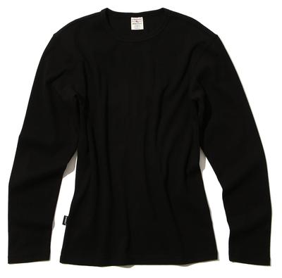 Long T Daily Crew Neck Rib TEE DAILY RIB CREWNECK TEE 6153481 [Avirex] (Antibacterial) (Odor Resistant) Men's