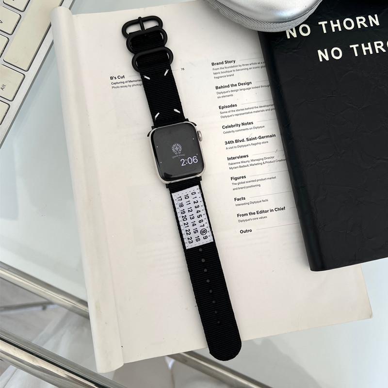 Woven Nylon Band Watchband For Apple Watch 6 7 8 9 41mm 40mm 44mm 45mm strap iwatch Ultra/Ultra2 49mm wrist band nylon watchband belt