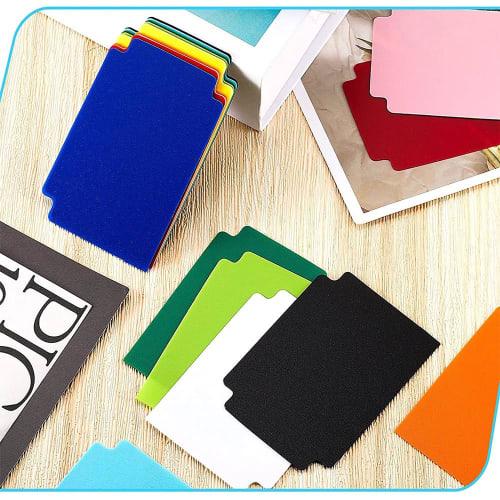 Set mit 12 Kartenfächern in 6 Farben, Perfekt für Deckboxen, zum Organisieren und Sortieren, Perfekt für Kartenspiele und Aufbewahrung