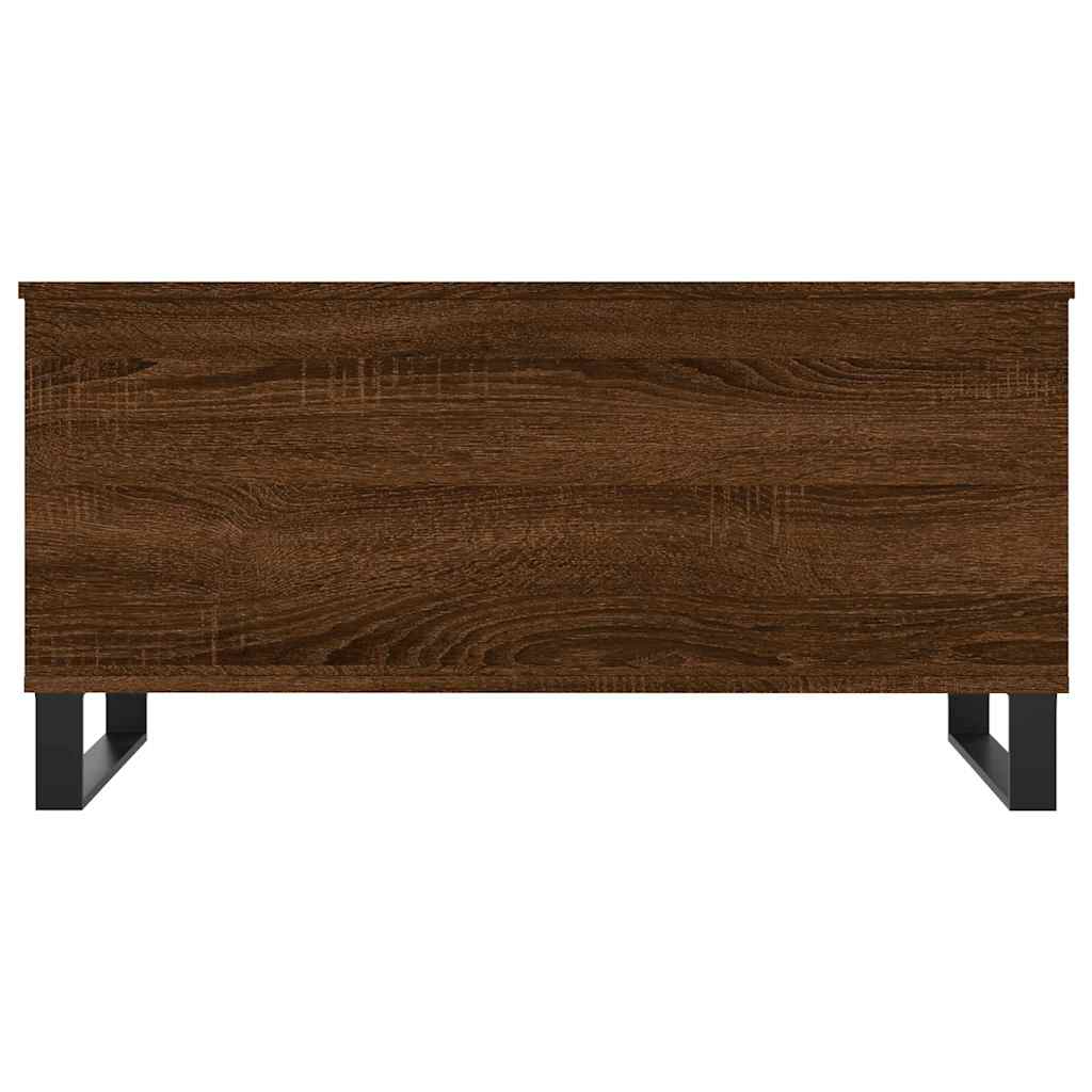 Vidaxl Coffee Table, Brown Oak, 90X44.5X45 Cm