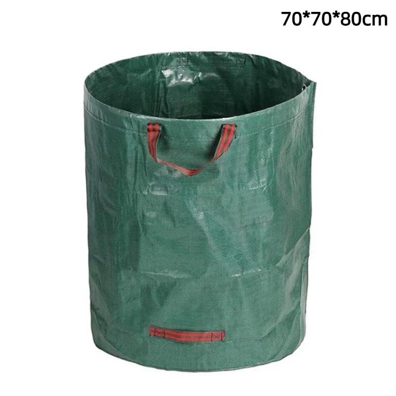 Wiederverwendbare Gartensack für Laubabfälle mit großem Fassungsvermögen, wasserdichte Griffe, umweltfreundlich für die Entsorgung von Gartenabfällen im Freien