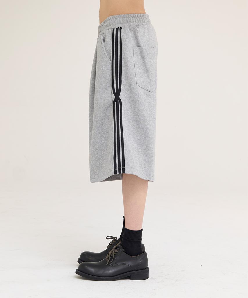 Akesi Victor'S Bermuda Sweatpants_Melange Grey
