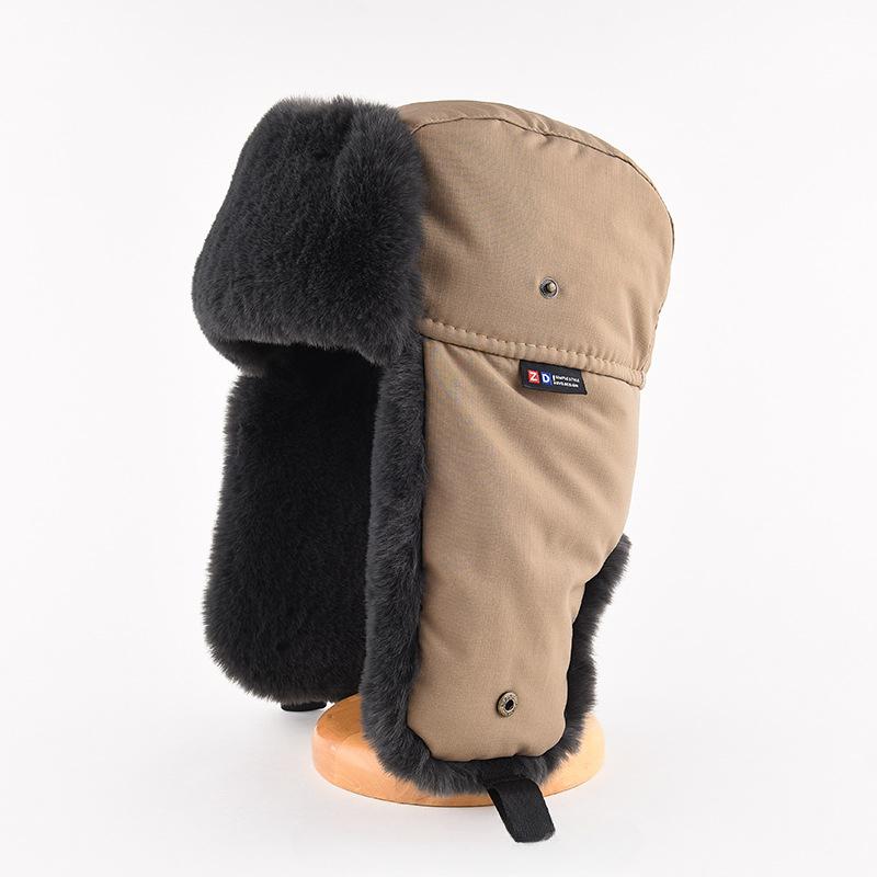 Women's New Winter Waterproof Lei Feng Hat, Fleece Thickened Warm Outdoor Cold-proof Ski Ear Cap
