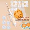 Cookie Gun Christmas Halloween Cookie Abrasives Piping Gun Full Solute Bean Baking Set Piping Nozzle Squeezing Flowers