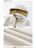 Men's Casual Fleece-Lined Cotton Vest with Shawl Collar & Multi-Pocket Design
