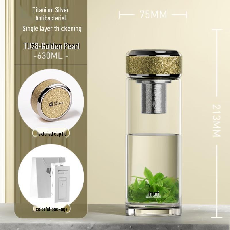 Wànxiàng Antibacterial Borosilicate Glass Cup