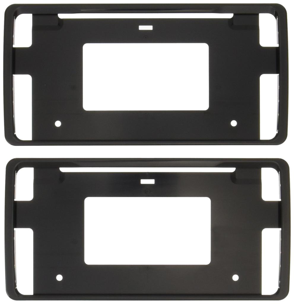 Aoki Manufacturing License Plate Frame, Inspection Compliant, Black (ABS Resin), Pack of 2, AMEX-A11B