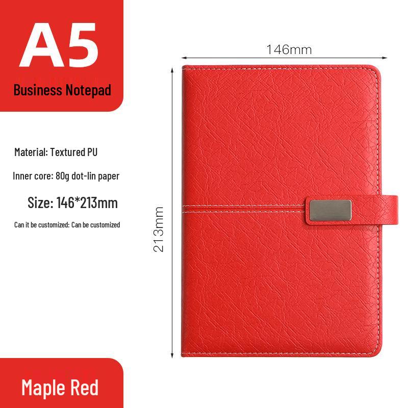 Personalized A5 Notebook Gift Set: Premium Business Diary with Logo Printing for New Year Corporate Gifting.