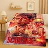 Classic Scarface Tony Gang Movie Flannel Blanket,Ultra Soft Plush Throw for Home Bedroom Bed Sofa Cover Office Picnic Kids Gift