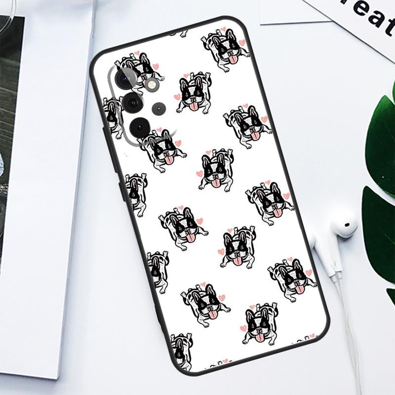 french bulldog For Samsung Galaxy A06 A05 A16 A54 A34 A14 A55 A35 A15 A53 A33 A13 A22 A32 A52 Phone Case