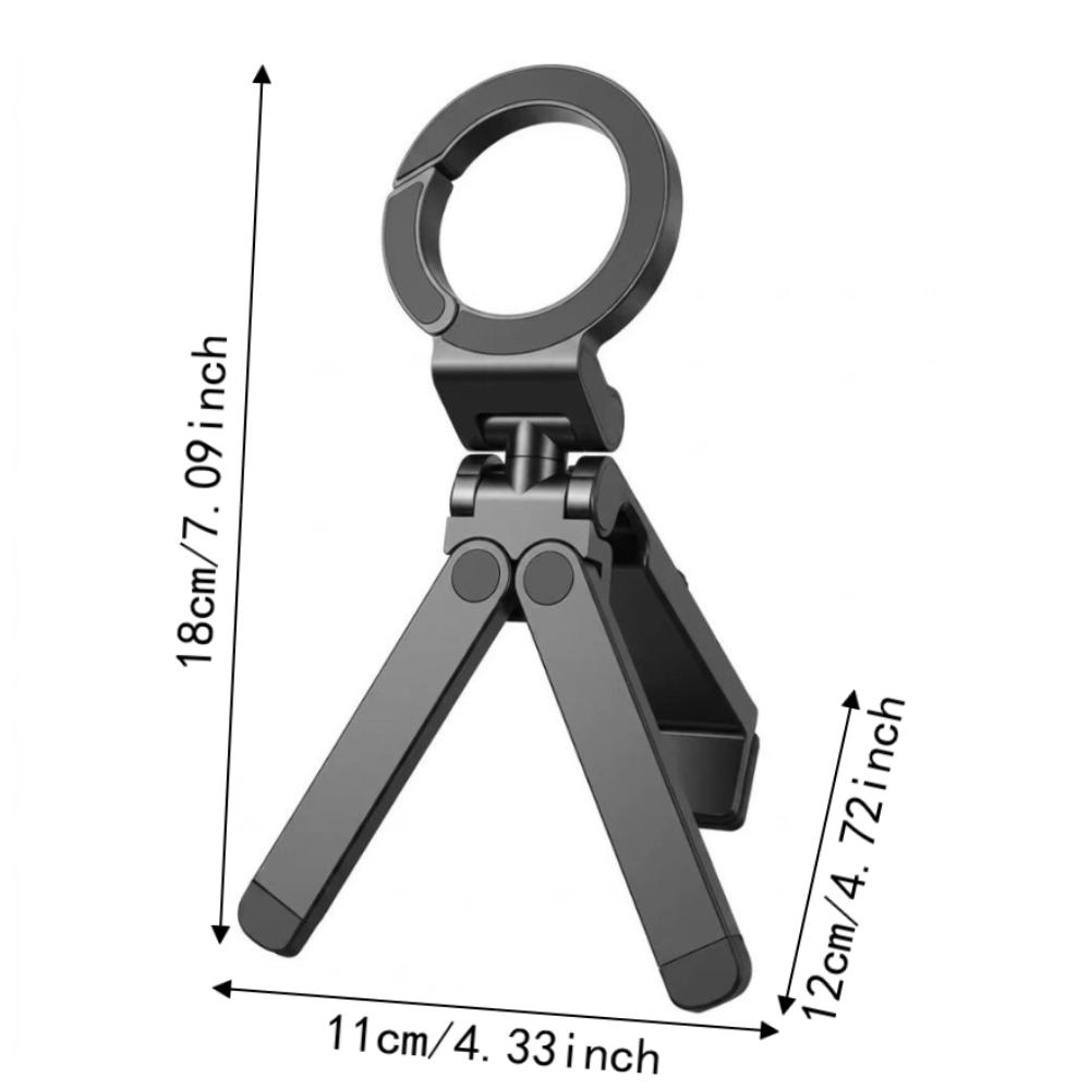 Adjustable Magnetic Phone Tripod Holder 360° Rotation Desktop Phone Bracket  for Home