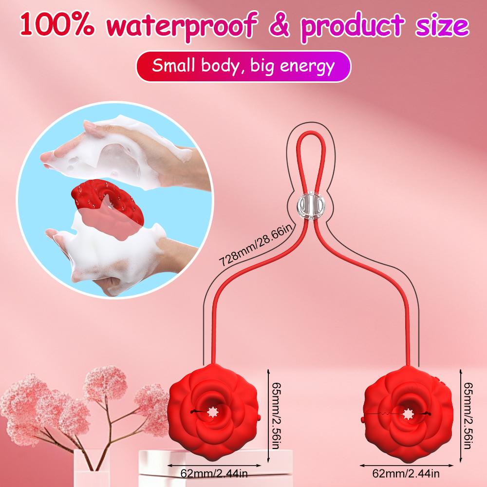 Вібратор для сосків Секс-іграшки для жінок 9 вібрацій Кліпси для сосків, що вібрують з керуванням через додаток BDSM Фетиш Пара Флірт Сексуальне задоволення