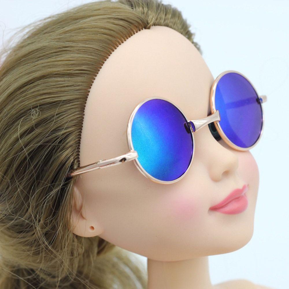 Acessórios para BJD 1/3 1/4 Óculos Roupas Para Bonecas de 15~20cm Óculos Fofos de Armação Redonda para Bonecas de Pelúcia