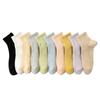 Female Summer Cotton Breathable and Sweat Absorbing Mesh Girdle Waist Sports Boneless Anti Pilling Tube Socks