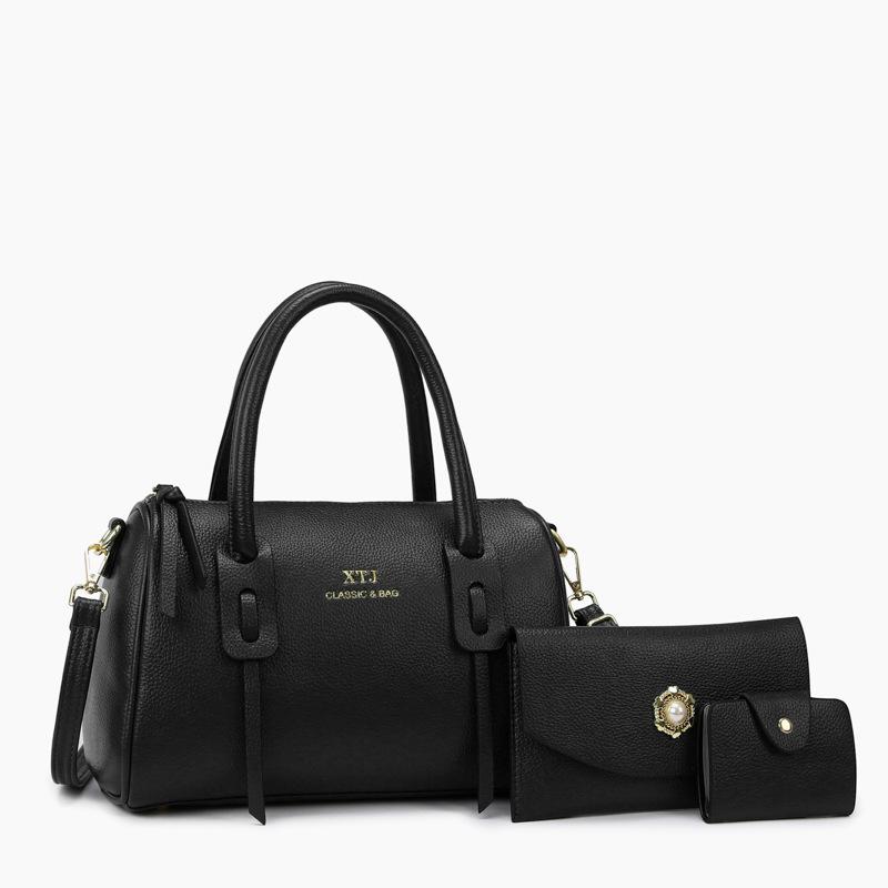 

Bag women s new fashion messenger bag texture commuting mother bag multi-piece temperament portable shoulder bag one size fits all чорний