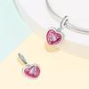 Sweet Romantic Princess Charms S925 Silver Pink Dress Lipstick High Heels Perfume Beads 3mm DIY Fine Jewelry Accessories