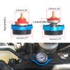 Universal Radiator Cap Cover High Pressure Radiator Cap with Temperature Gauge