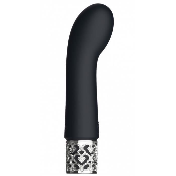 Vibromasseur - Ouch - Bijou Noir - Rechargeable - Silicone - Petit