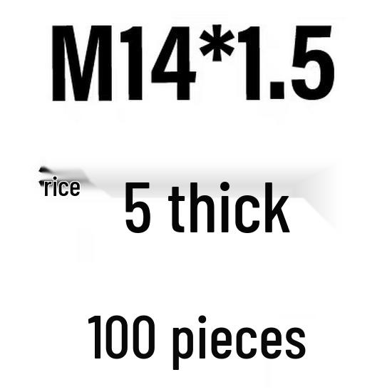 M6-M30 White Zinc Hex Thin Fine Thread Lock Nut GB808.