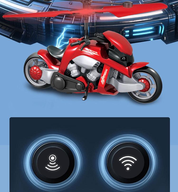 Induction Flying Motorcycle Toy for Kids