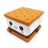Cross Squishy Square Bean Cake Waffle Biscuit PU Slow Rebound Simulation Toy