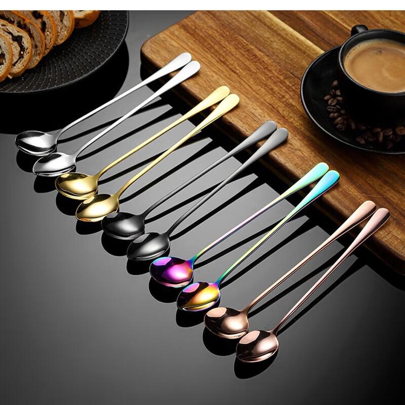 Wutuo Stainless Steel Long Handle Drink Stirring Spoon