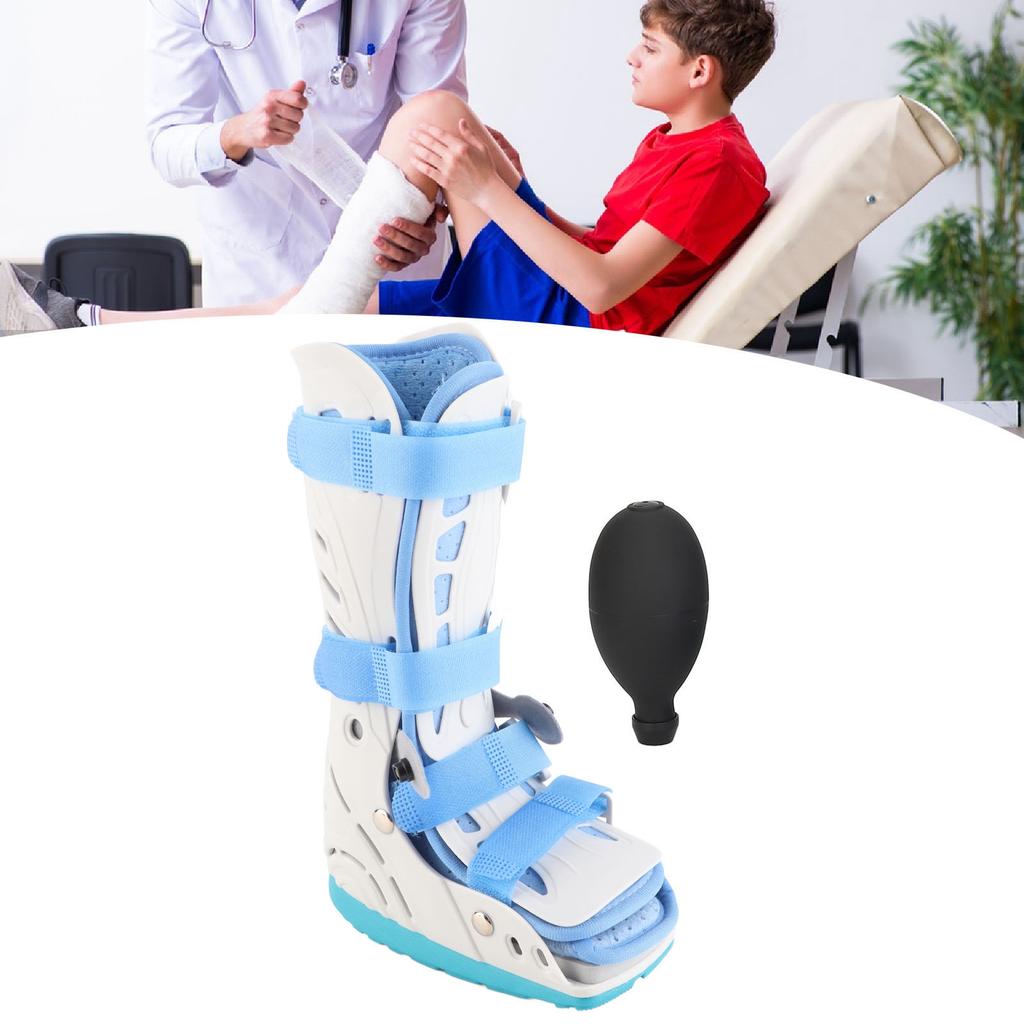 Children Ankle Support Boot Stable Walking Inflatable Achilles Tendon Fixation Boot for Foot Injury Rehabilitation