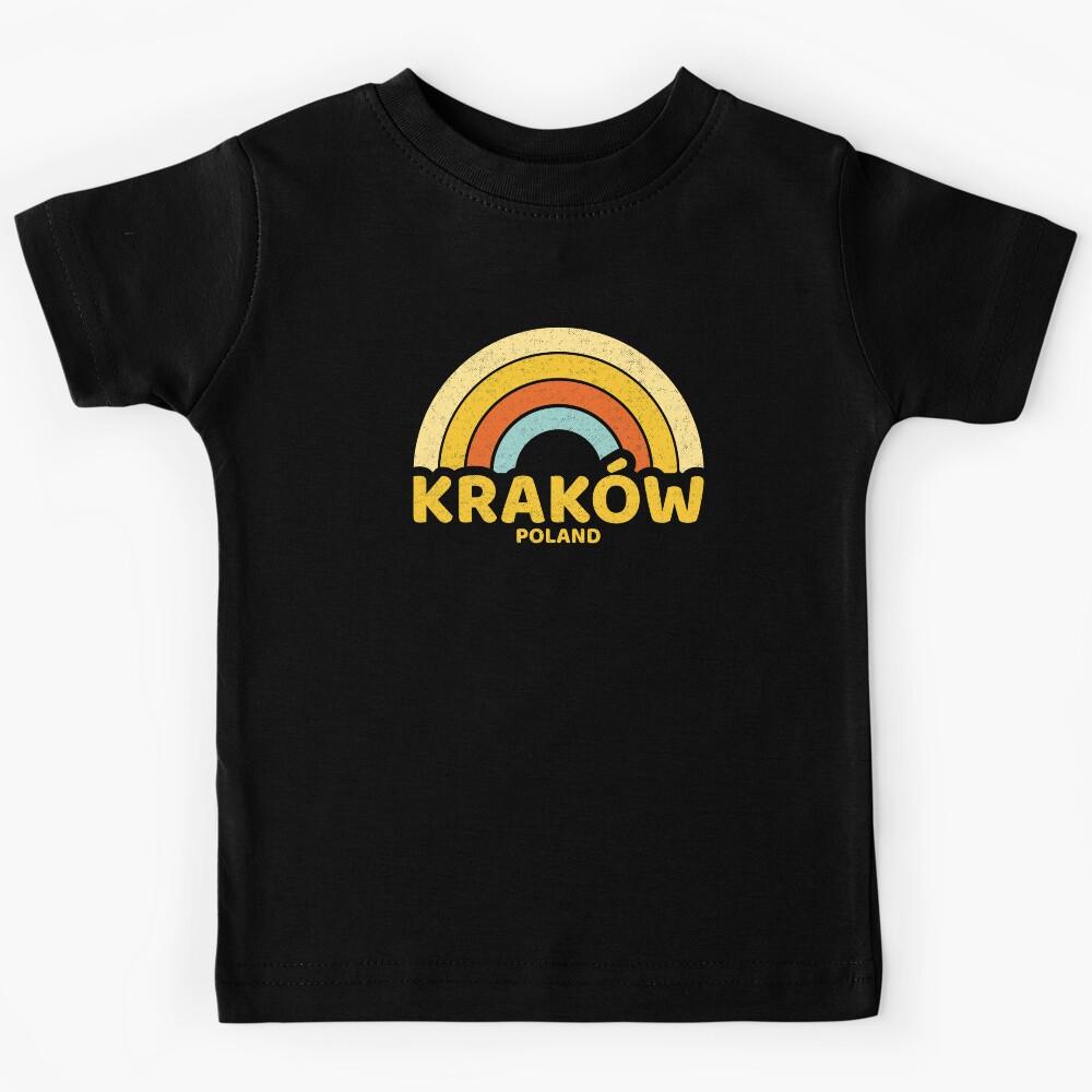 Retro Krakow Poland Kids T-Shirt 130