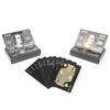 Schwarzes Gold-Spielkartenspiel mit 55 Kartengruppen, wasserdicht, Pokeranzug, Zauberpaket, Brettspiel, Party-Kollektion, Geschenk