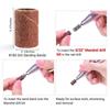 100 Pezzi Punte per Fresa Unghie Bande Abrasive Per Fresa Unghie Lima Smerigliatrice Set Per Unghie Acriliche Rimozione Gel Strumenti Pedicure HMM