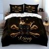 "Royal Skull Themed Decor Set" Soft Comfortable Duvet Cover Bedding Set Included 1*Duvet Cover & 2*Pillowcases Gift