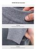 Men's Trendy Loose Fit Round Neck Sweater - Autumn/Winter 2025 Collection, Simple Solid Color Casual Knit Base Layer